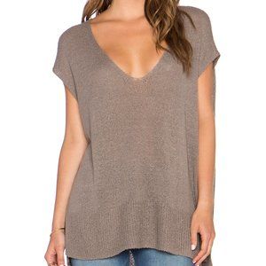 Free People Easy Tea Top Sweater in Taupe